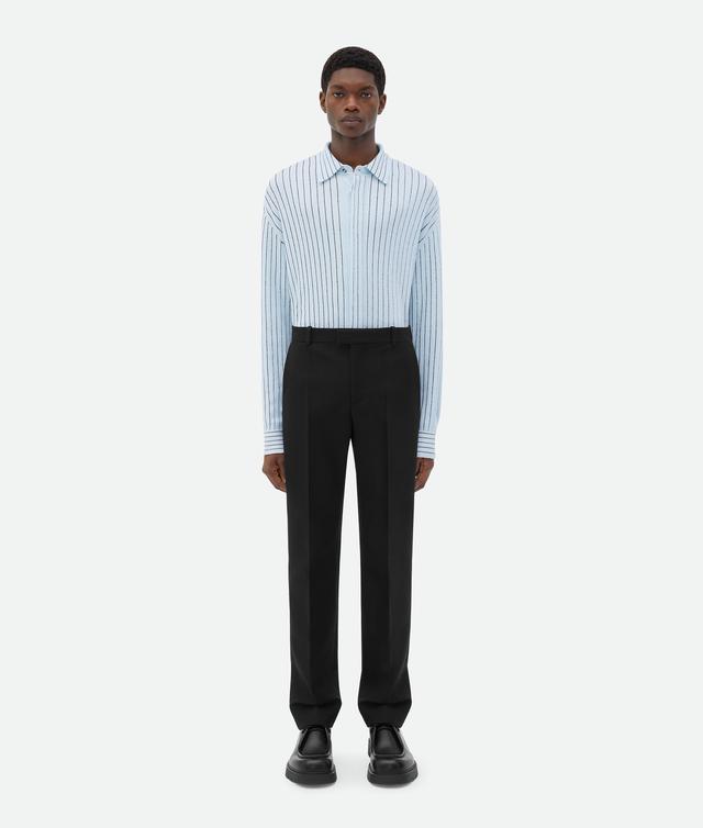 Men's Sartorial Grain De Poudre Trousers in Black Product Image