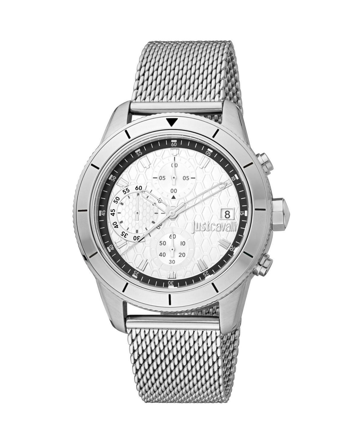 Just Cavalli Mens Maglia Silver Dial Watch - JC1G215M0045 Product Image