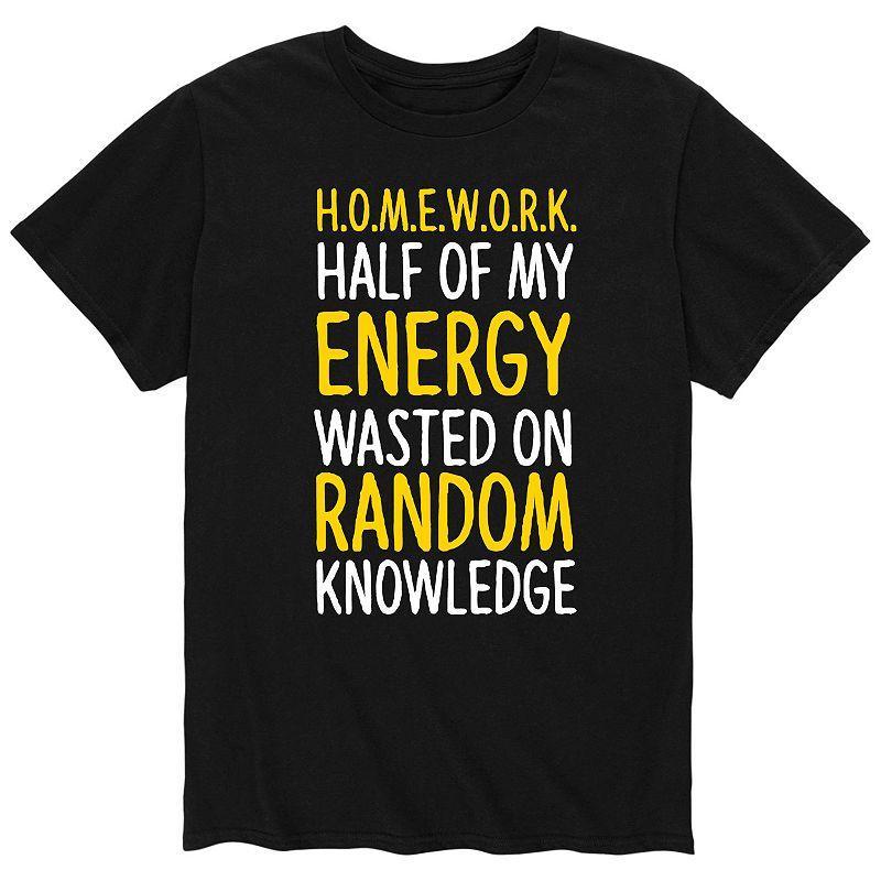 Mens Homework Tee Product Image