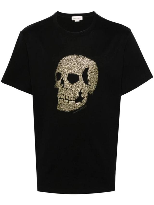 Skull T-shirt In Black Product Image