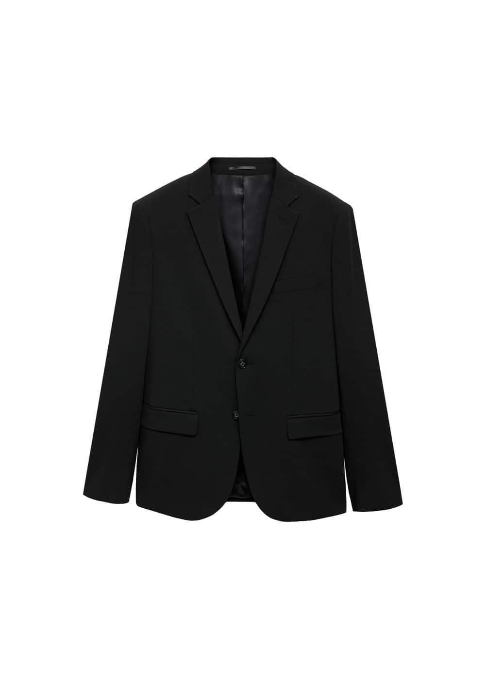 MANGO MAN - Super slim-fit suit blazer in stretch fabric blackMen Product Image