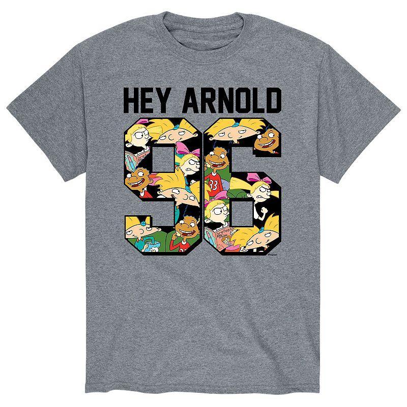 Big & Tall Hey Arnold! 96 Group Portrait Graphic Tee, Mens Product Image