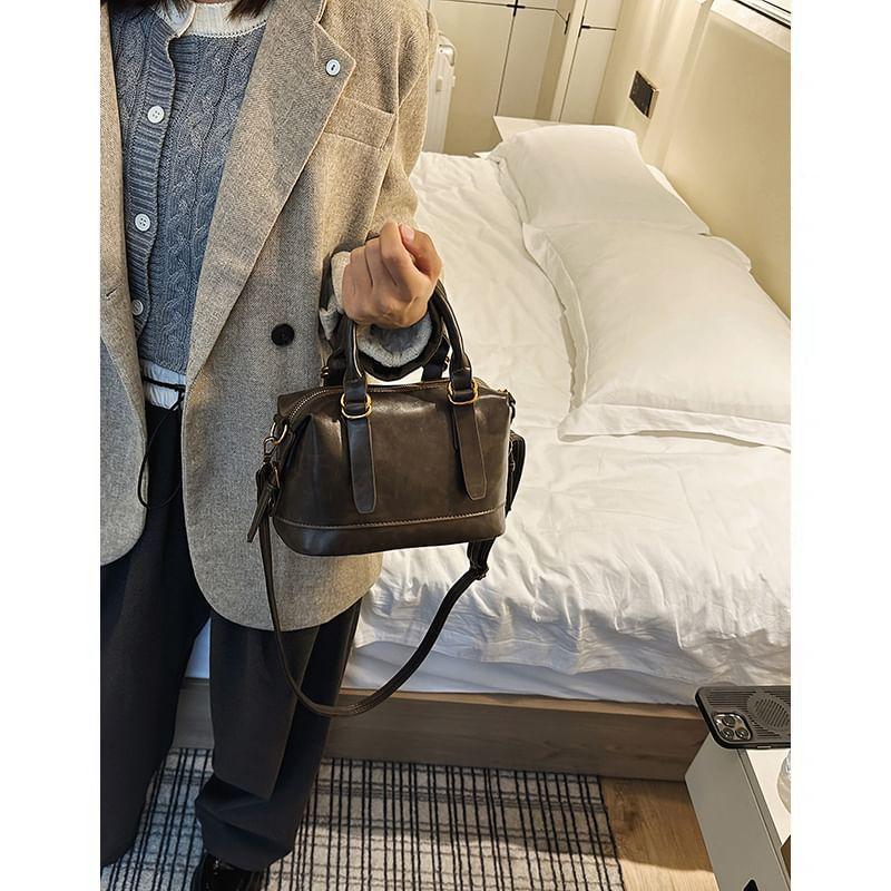 Panel Top Handle Crossbody Bag Product Image