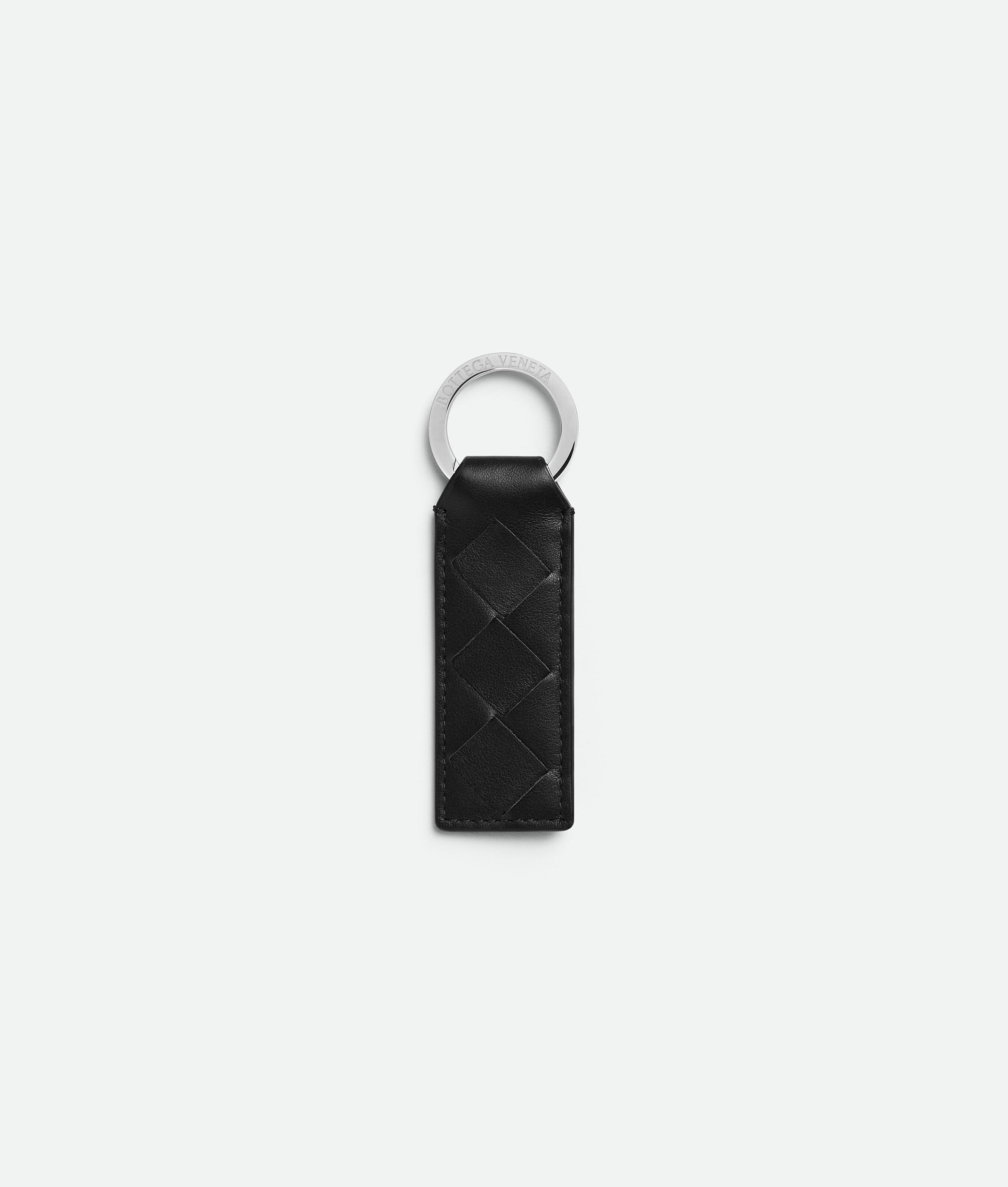 Men's Tab Key Ring in Black Product Image