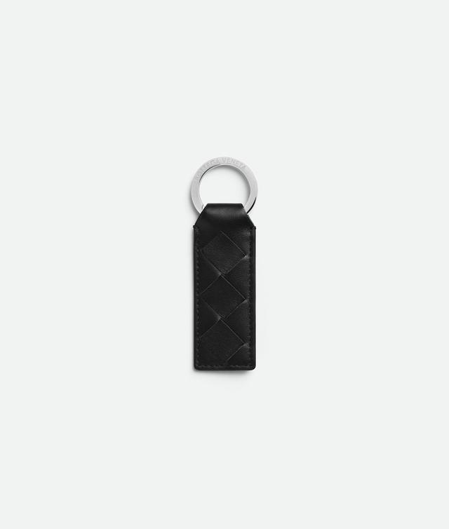 Men's Tab Key Ring in Black Product Image