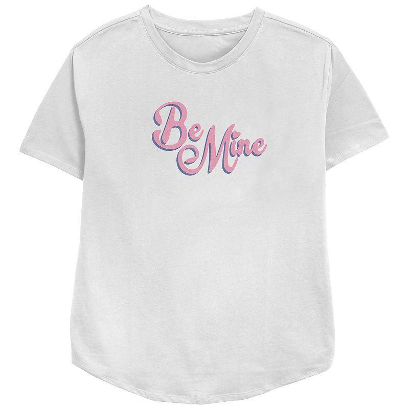 Womens Be Mine Relaxed Fit Graphic Tee, Girls Product Image