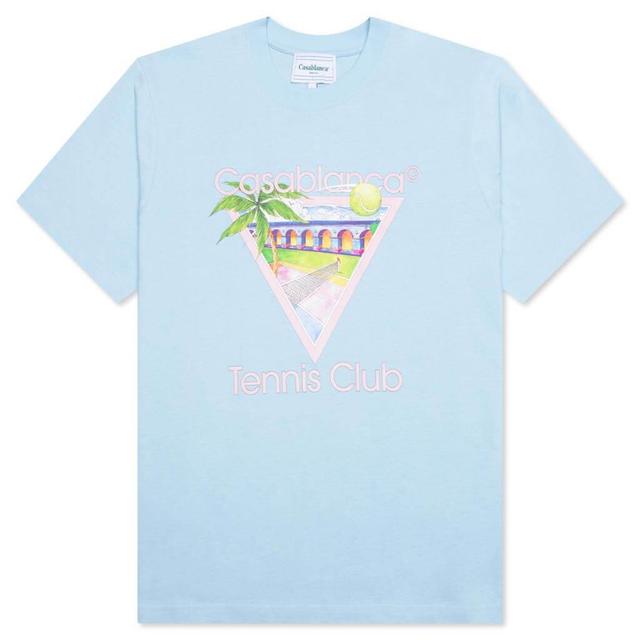 Tennis Club Icon Tee - Pale Blue Male Product Image