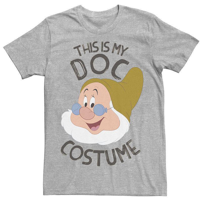 Mens Disneys Snow White and the Seven Dwarfs This Is My Doc Costume Halloween Tee Athletic Grey Product Image