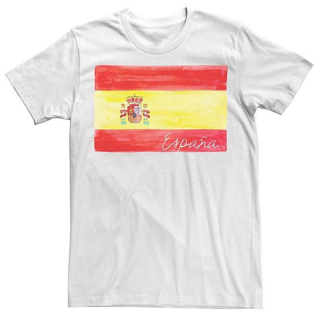 Mens HHM Spain Flag Watercolor Tee Product Image