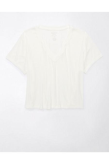 AE Soft Sexy Cropped V-Neck T-Shirt Womens Product Image