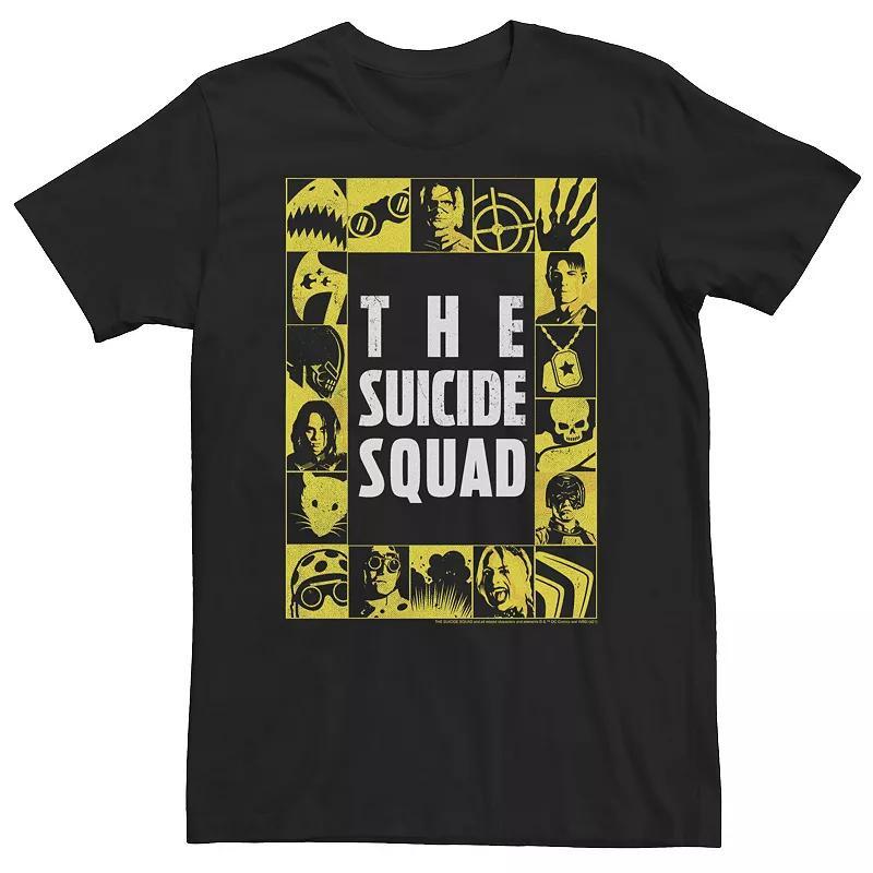 Mens Disney Big Hero 6 Panel Group Shot Tee Black Product Image