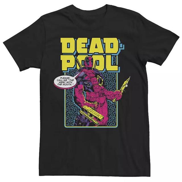 Mens Marvel Deadpool 30th Call Me The Merc With The Mouth Tee Product Image