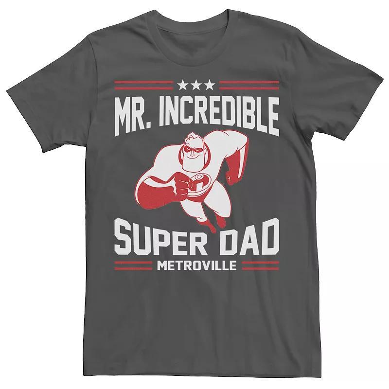 Disney / Pixars The Incredibles Mens Super Dad Tee Grey Product Image