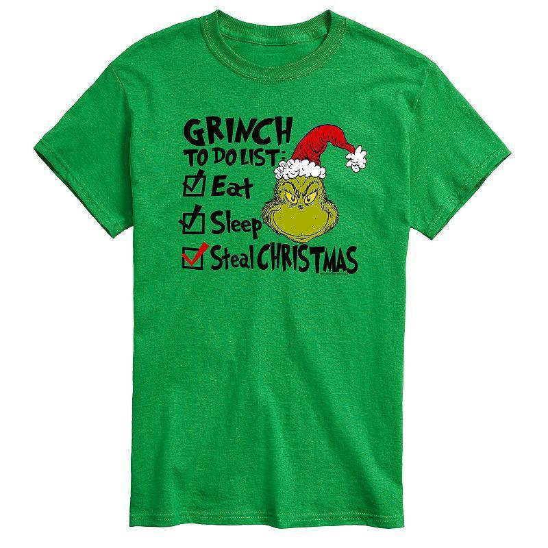 Mens Dr. Seuss The Grinch To Do Tee Product Image