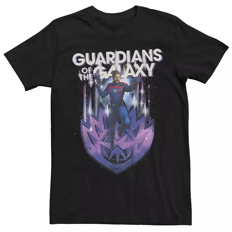 Mens Marvel Guardians Of The Galaxy Star-Lord Poster Graphic Tee Product Image