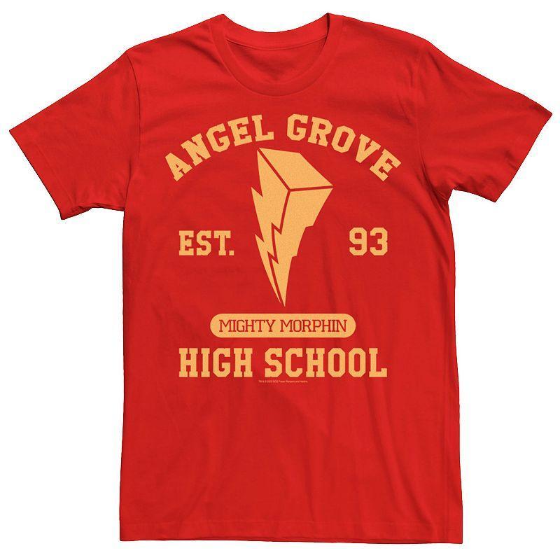 Mens Power Rangers Angel Grove High School Est. 93 Tee Product Image