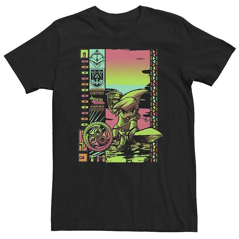 Big & Tall Nintendo Hang Ten Tee, Mens Product Image