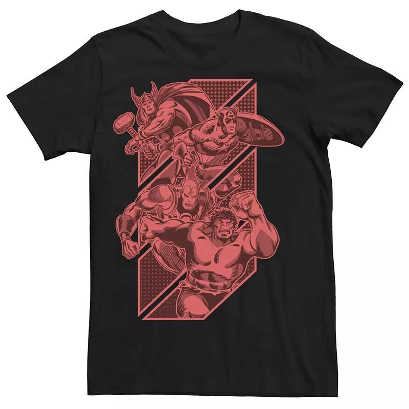 Mens Marvel Avengers Retro Tonal Poster Tee Product Image