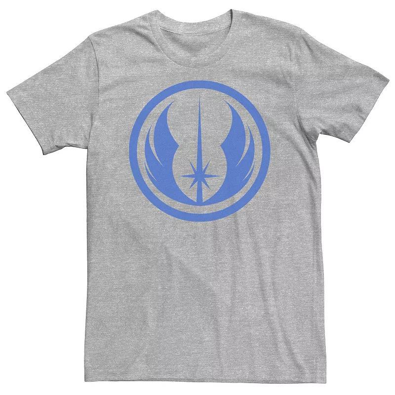 Big & Tall Star Wars Jedi Order Left Chest Tee, Mens Athletic Grey Product Image