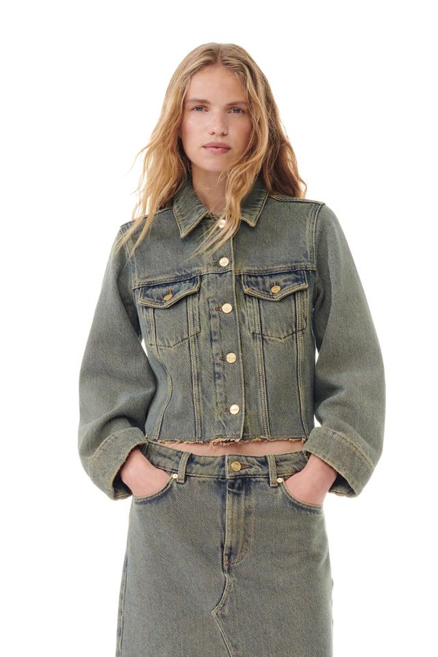 Overdyed Heavy Denim Jacket Product Image