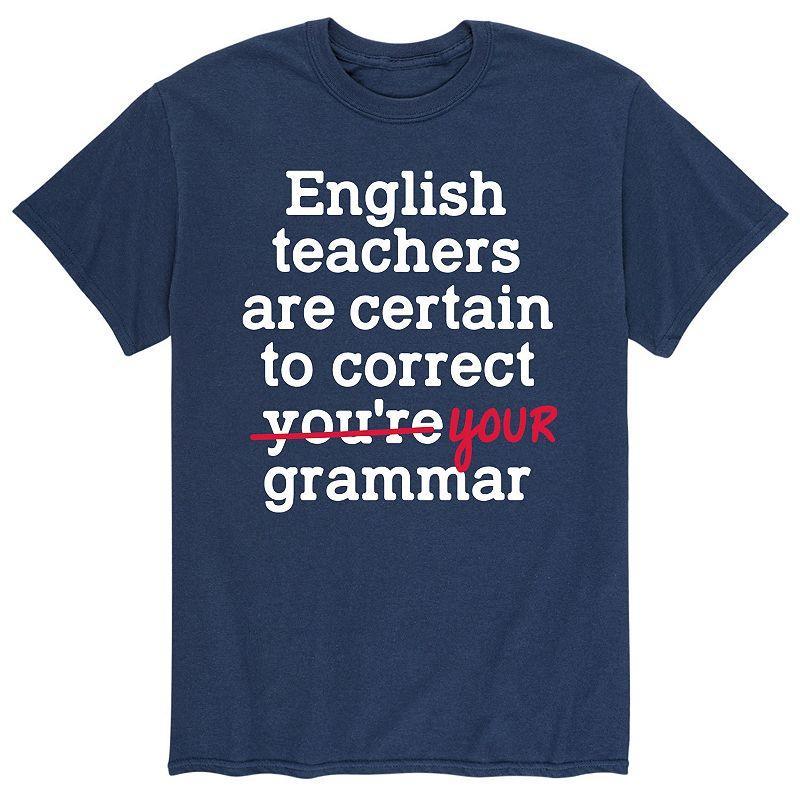 Mens English Teachers Grammer Tee Product Image