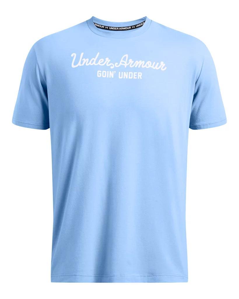 Men's UA Golf Script Wordmark Short Sleeve Product Image