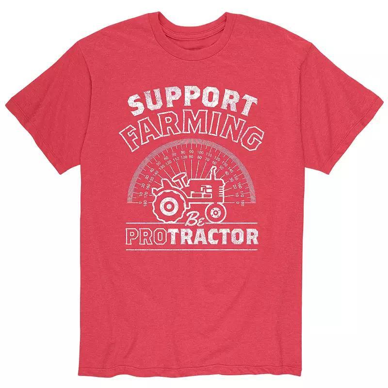 Mens Support Farming Be Protractor Tee Product Image