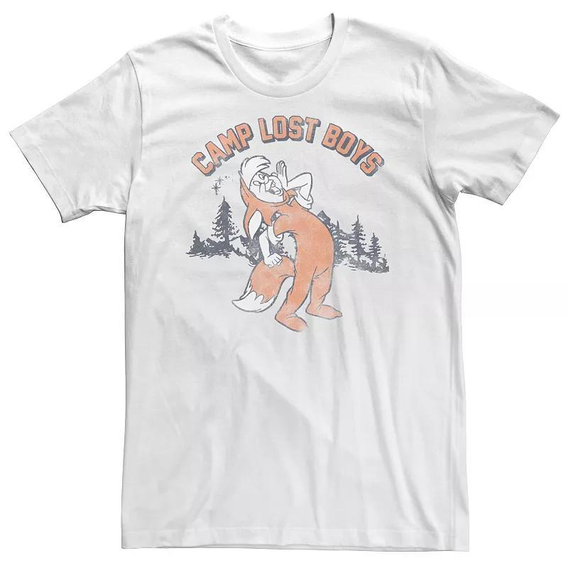 Big & Tall Disney Peter Pan Fox Slightly Camp Lost Boys Tee, Mens Product Image