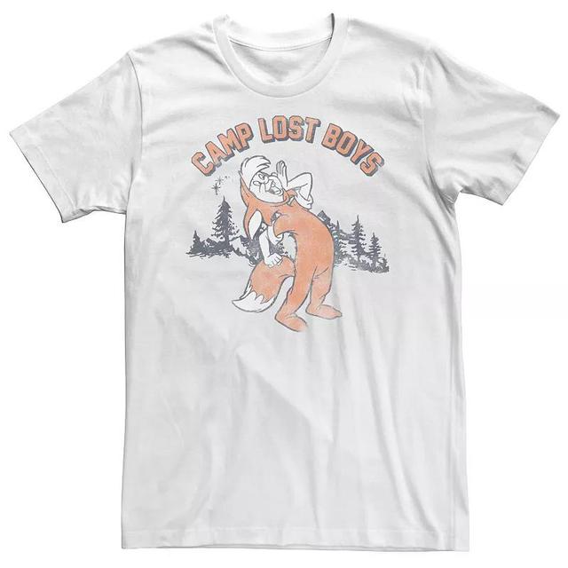 Big & Tall Disney Peter Pan Fox Slightly Camp Lost Boys Tee, Mens Product Image