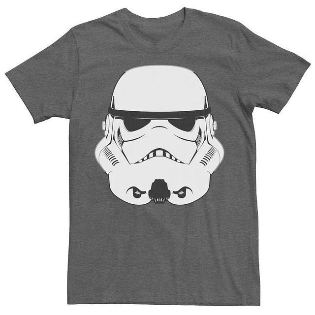 Mens Star Wars Stormtrooper Helmet Tee Grey Heather Product Image