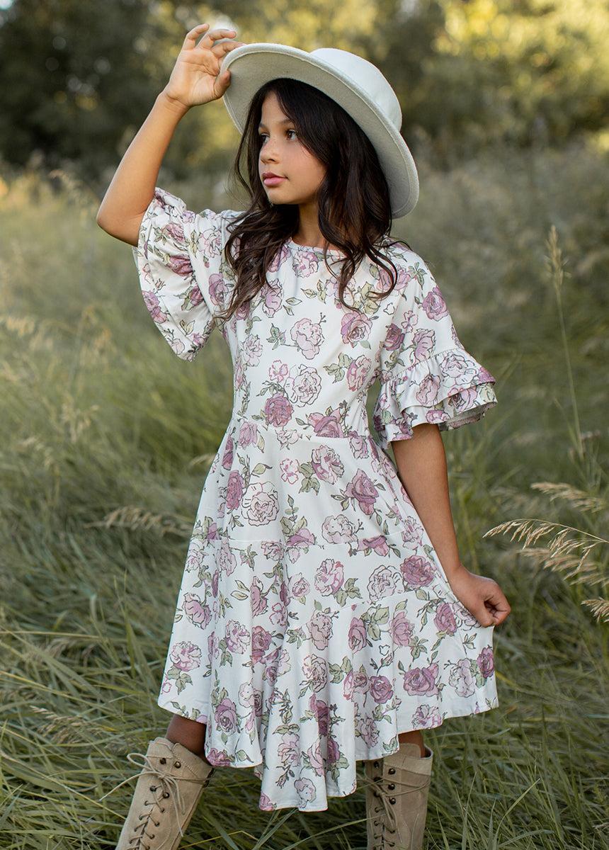 Emilia Dress in Boho Rose Product Image