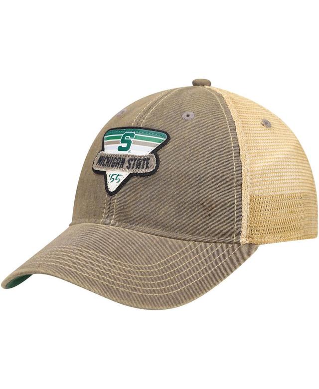 Mens Gray Michigan State Spartans Legacy Point Old Favorite Trucker Snapback Hat Product Image