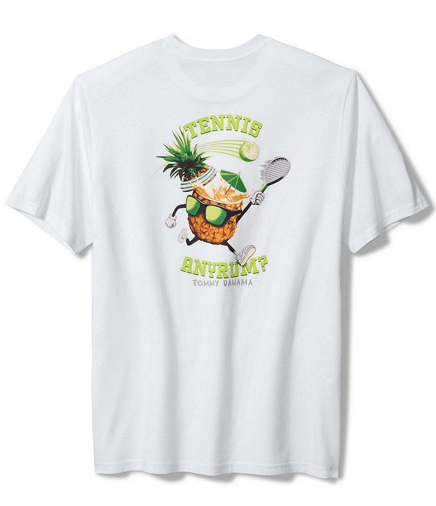 Tommy Bahama Short Sleeve V-Neck Tennis Antrum Graphic T-Shirt Product Image