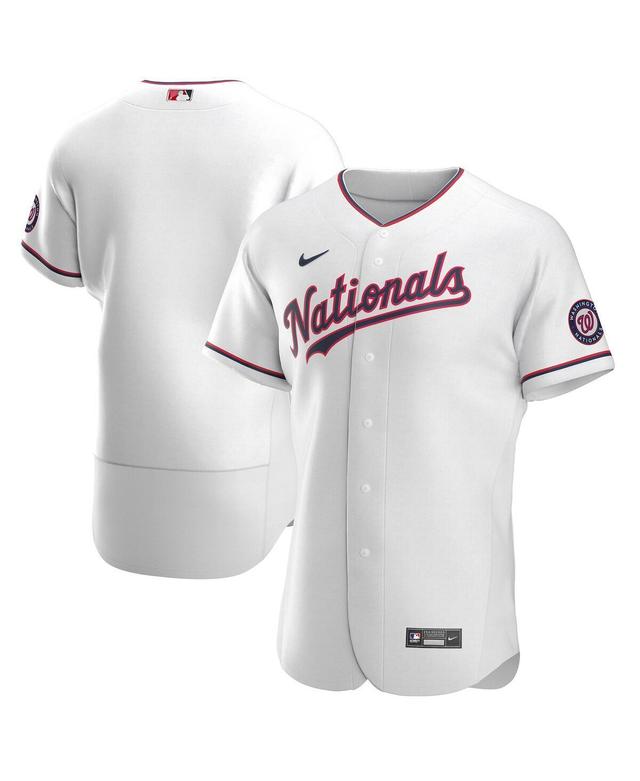 Mens White Washington Nationals Alternate Authentic Team Jersey - White Product Image