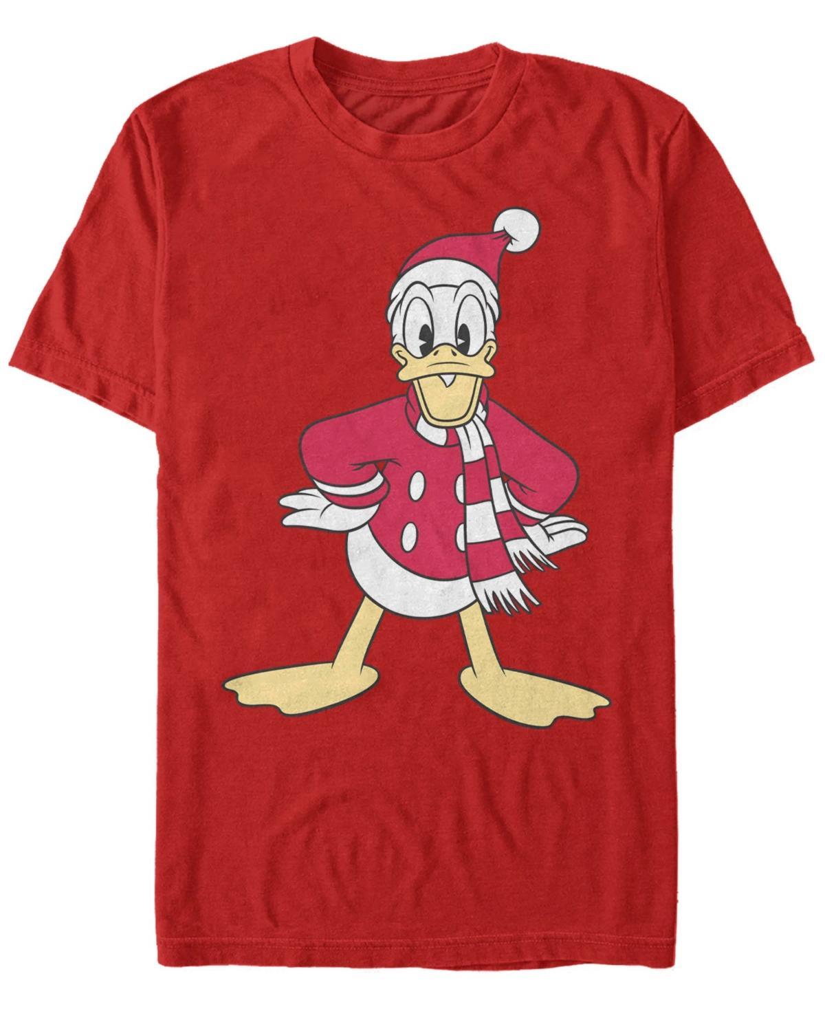 Disneys Donald Duck Classic Christmas Portrait Mens Tee Product Image