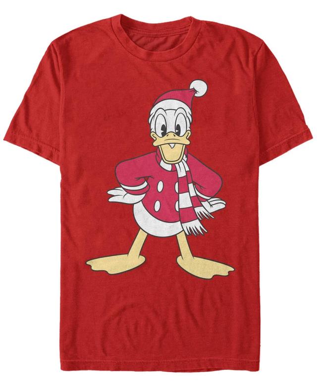 Mens Disney Donald Duck Classic Christmas Portrait Tee Product Image