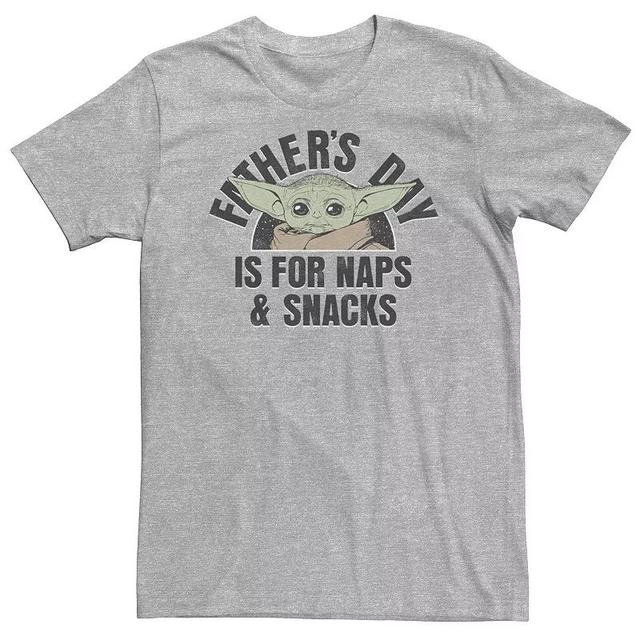 Big & Tall Star Wars: The Mandalorian Fathers Day Is For Naps & Snacks Tee, Mens Product Image