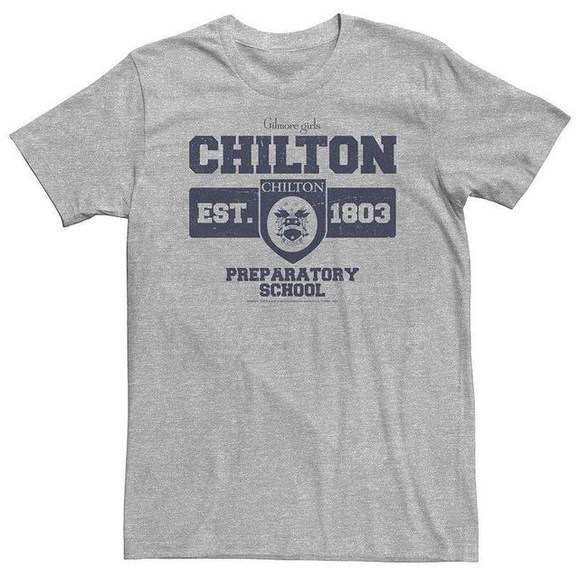 Big & Tall Gilmore Girls Chilton Preparatory School Est. 1803 Tee, Mens Athletic Grey Product Image