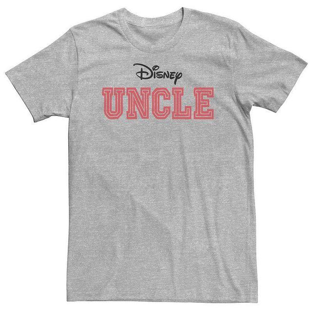 Big & Tall Disney Uncle Tee, Mens Athletic Grey Product Image