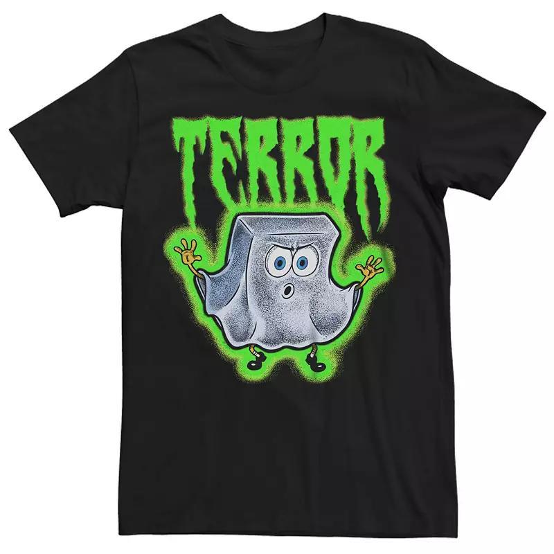 Mens SpongeBob SquarePants Halloween Ghost Graphic Tee Product Image