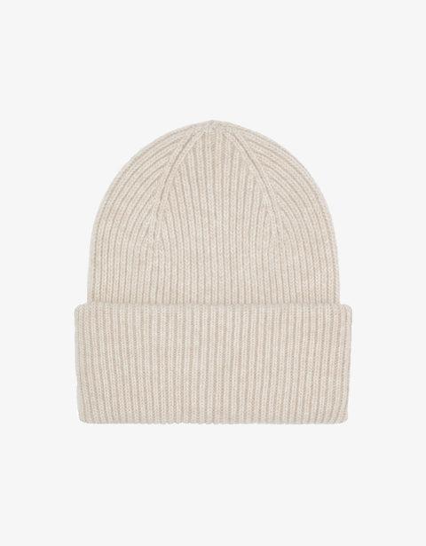 Merino Wool Hat - Ivory White Product Image