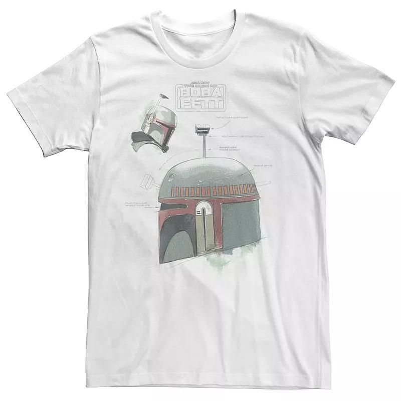 Mens Star Wars The Book Of Boba Fett Helmet Collage Tee Product Image