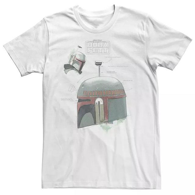 Mens Star Wars The Book Of Boba Fett Helmet Collage Tee Product Image