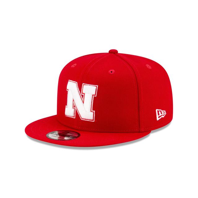 Nebraska Cornhuskers Red 9FIFTY Snapback Hat Male Product Image