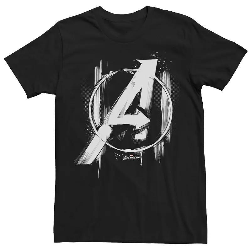 Mens Marvel Painted Avengers Symbol Tee Product Image