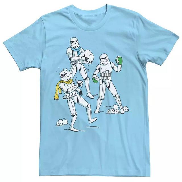 Mens Star Wars Storm Troopers Snow Fight Graphic Tee Product Image