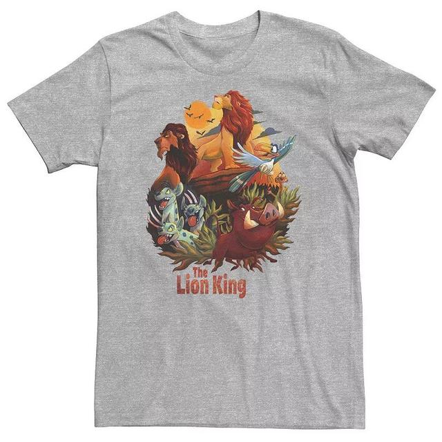 Disneys The Lion King Big & Tall Main Cast Poster Tee, Mens Product Image