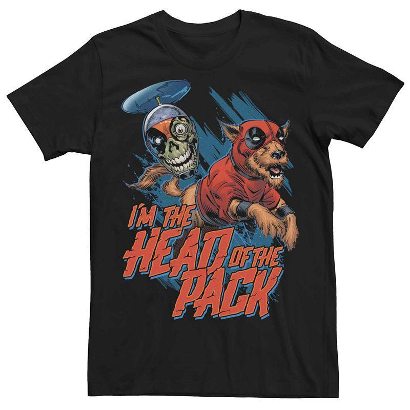 Mens Marvel Dogpool Head Of The Pack Tee Product Image