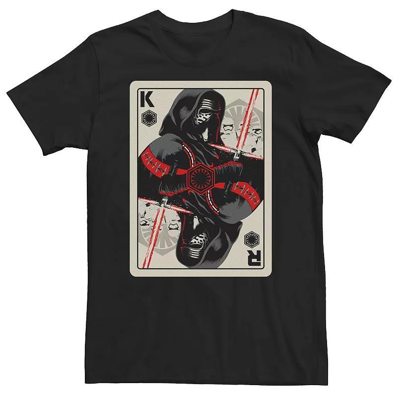 Big & Tall Star Wars Sith Playing Card Tee, Mens Product Image