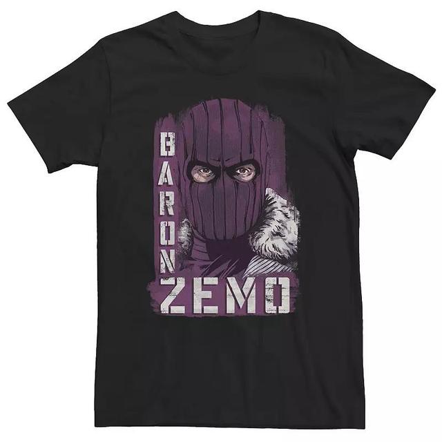 Big & Tall Marvel The Falcon And The Winter Soldier Baron Zemo Portrait Tee, Mens Product Image